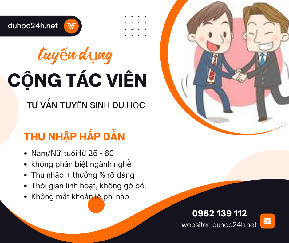 tuyển ctv tư vấn du học